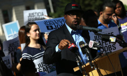 Rev. Heber Brown Speaking out against police brutality